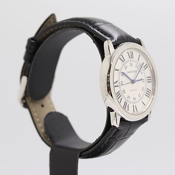 Cartier Ronde Solo de 36 mm SS Automatic Silver Dial Watch — view 2