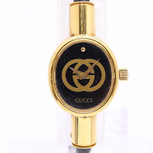 Gucci Manual Winding Black Dial Watch