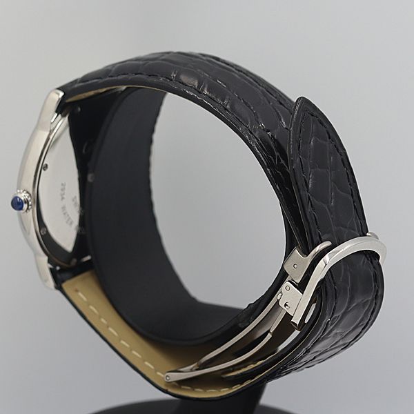 Cartier Ronde Solo de Quartz Date Silver Dial Watch Kzk — view 3