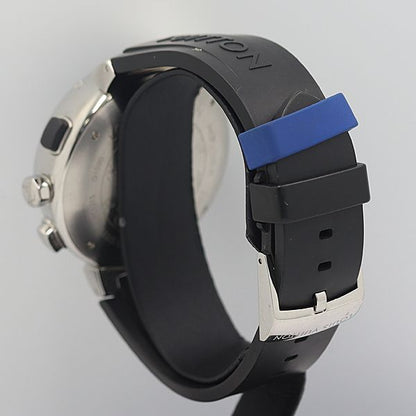 Louis Vuitton Tambour Regatta Quartz Chrono Smoseco Date Blue Dial Watch Kzk — view 3