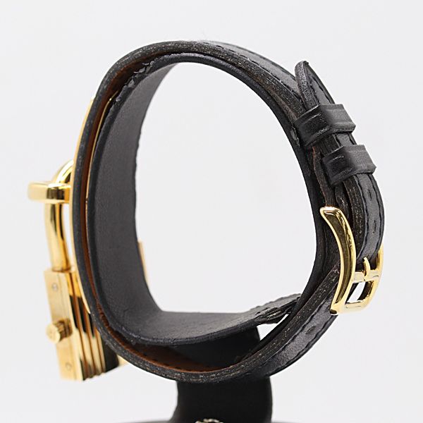 Hermes Kelly Quartz Black Dial Watch Mtm — view 3