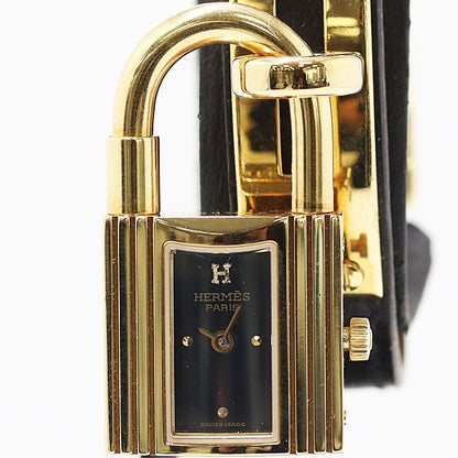 Hermes Kelly Quartz Black Dial Watch Mtm