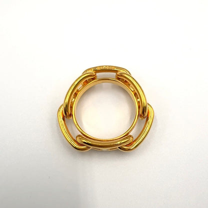 Hermes Chaine D'ancre Gold Plated Scarf Ring — view 5