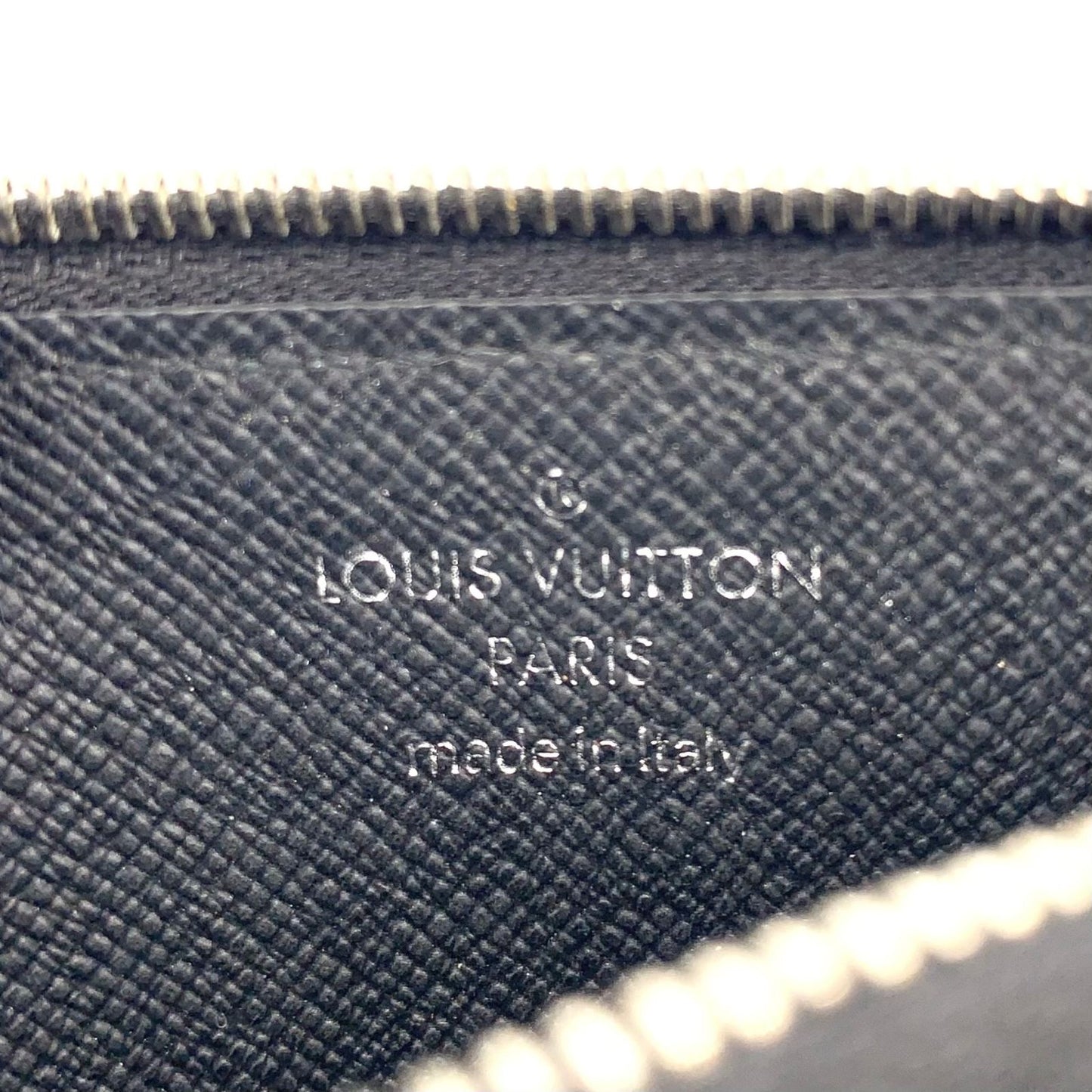 Louis Vuitton Coin Card Holder Damier Graphite Black Case Silver — view 4