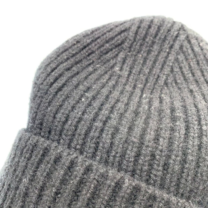 Louis Vuitton LV Ahead Cashmere Black Beanie Hat — view 7