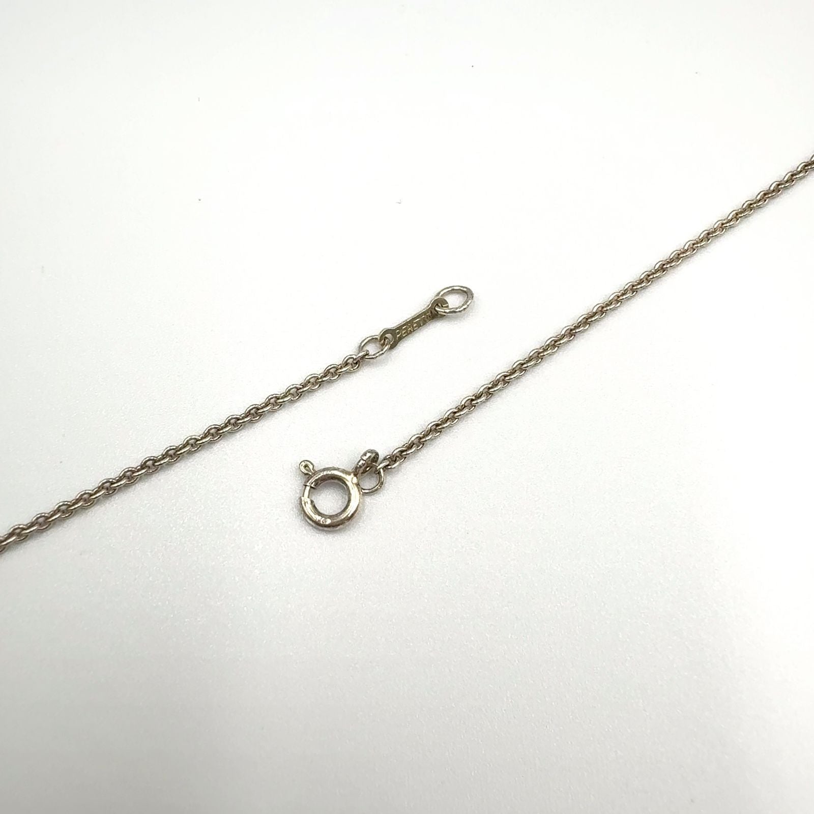 Tiffany & Co Elsa Peretti Letter-k Silver Necklace — view 8
