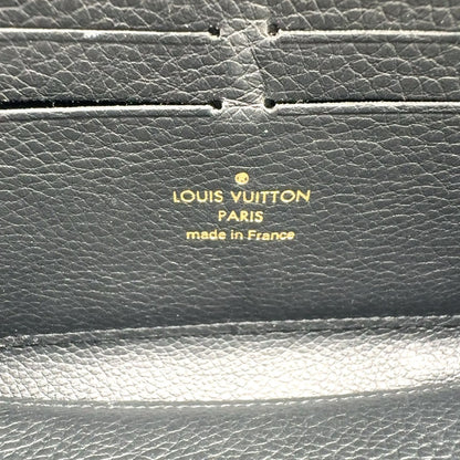Louis Vuitton Portefeuille Clemence Monogram Empreinte Leather Black Round — view 4