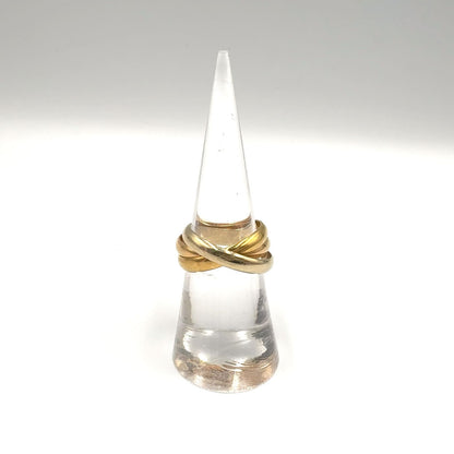 Cartier Trinity Yellow Gold Pink White Ring — view 6