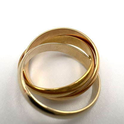 Cartier Trinity Yellow Gold Pink White Ring — view 8
