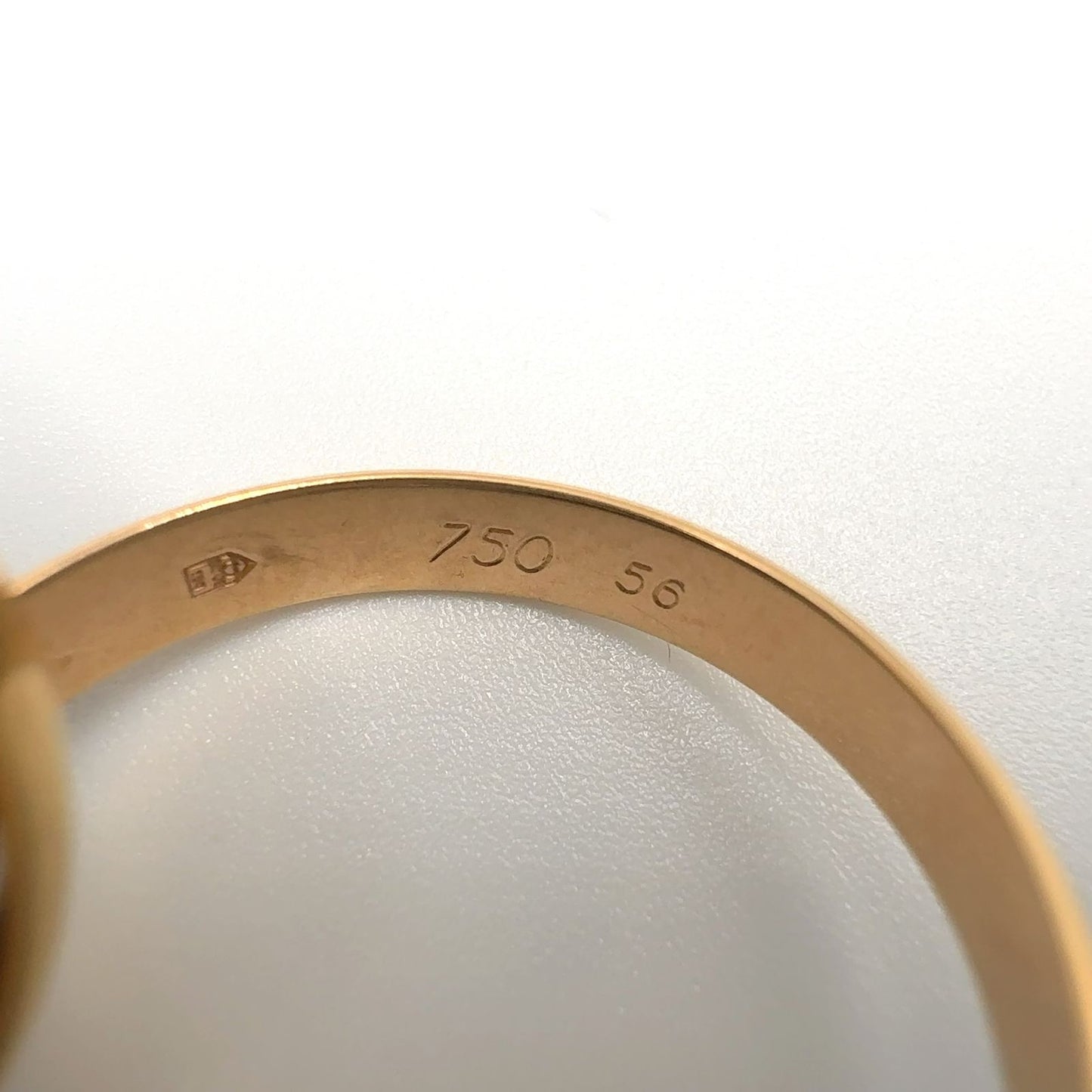 Cartier Trinity Yellow Gold Pink White Ring — view 5