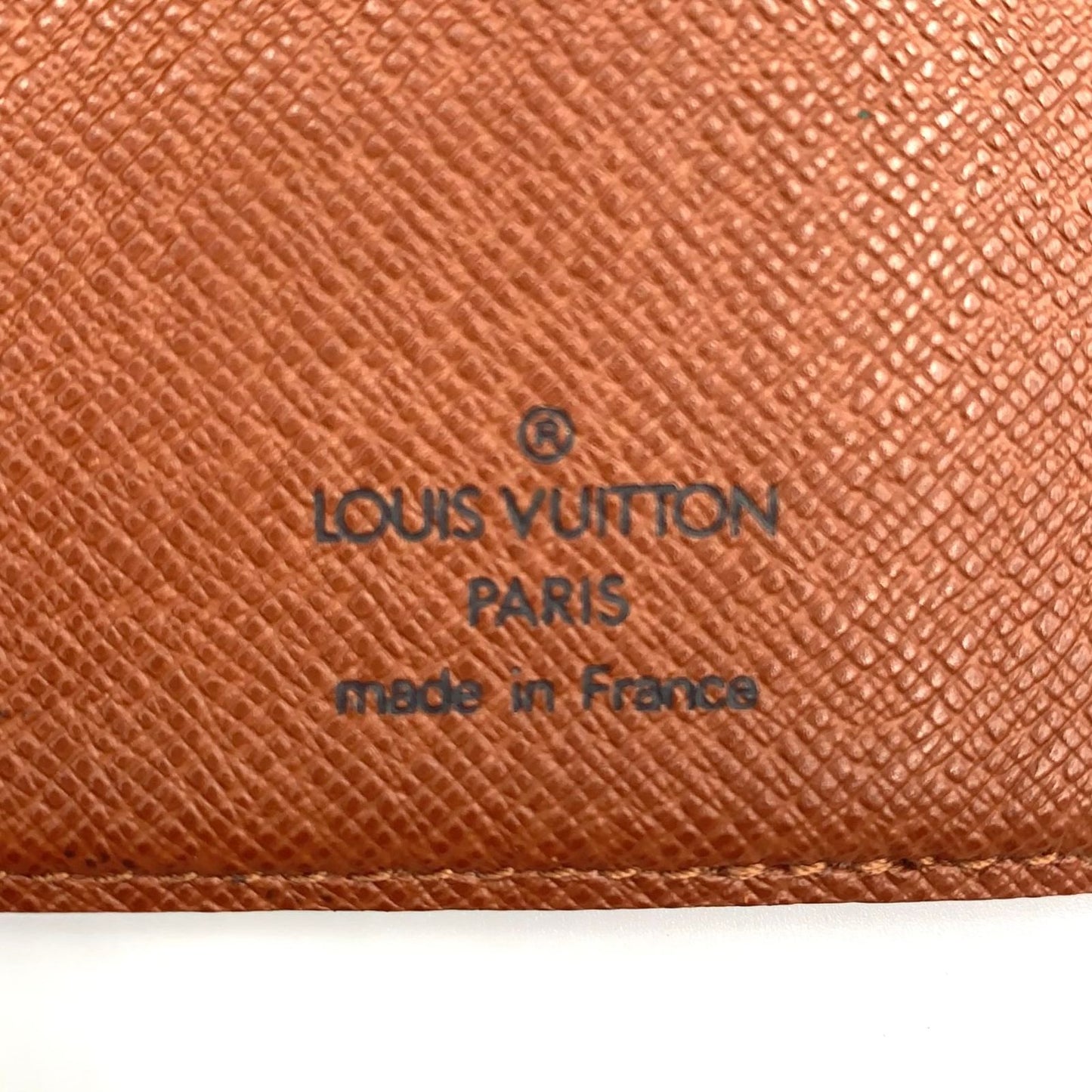 Louis Vuitton Card Holder Cles Monogram Brown Bifold Wallet — view 4