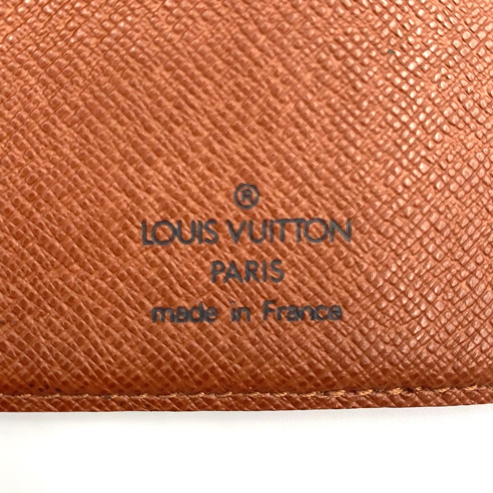 Louis Vuitton Card Holder Cles Monogram Brown Bifold Wallet — view 4
