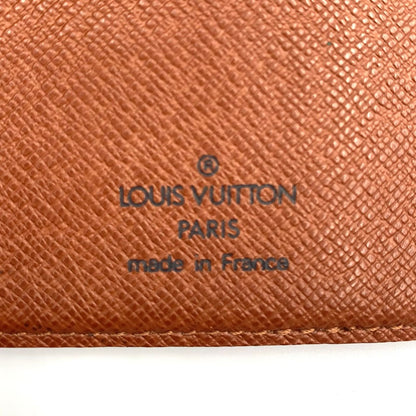 Louis Vuitton Card Holder Cles Monogram Brown Bifold Wallet — view 4
