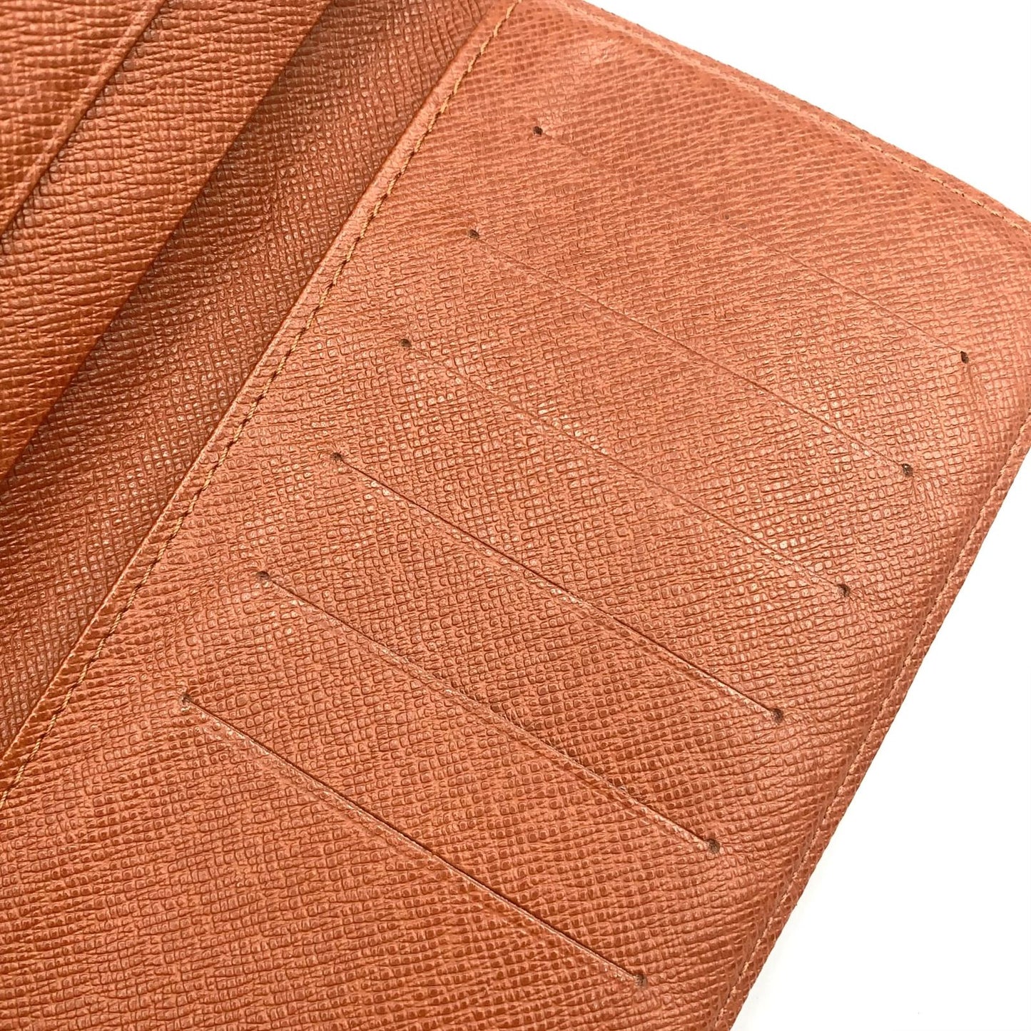 Louis Vuitton Card Holder Cles Monogram Brown Bifold Wallet — view 5
