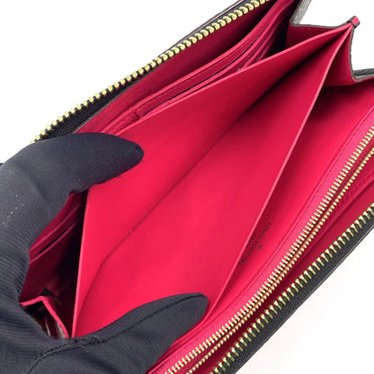 Louis Vuitton Portefeuille Comet Noir Taurillon Leather Black L-shaped Zippy — view 8
