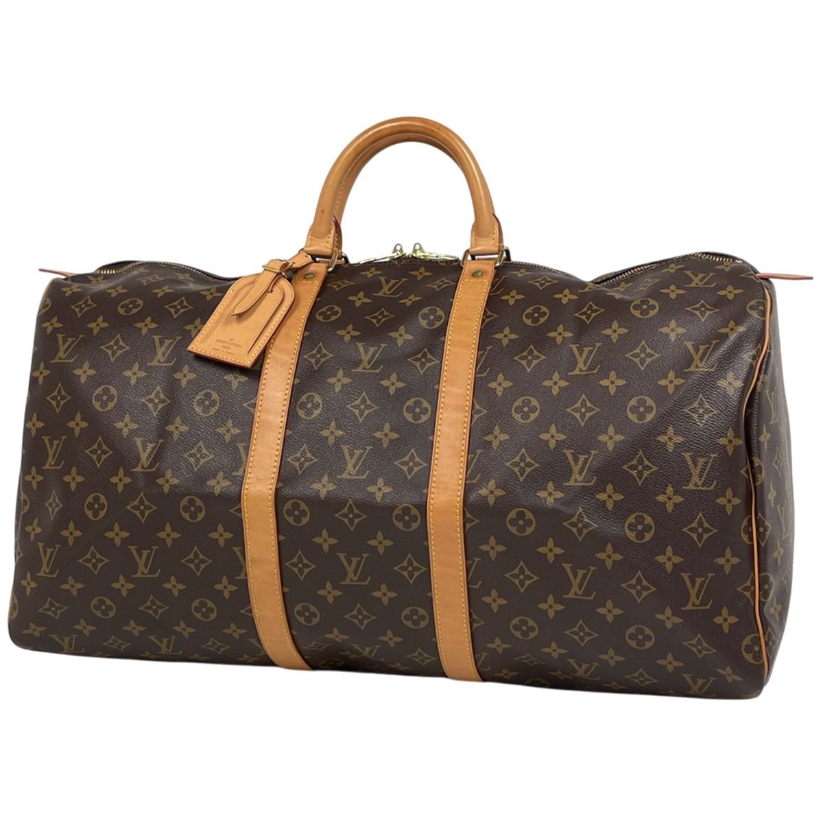 Louis Vuitton Keepall 55 Boston Bag Monogram Brown