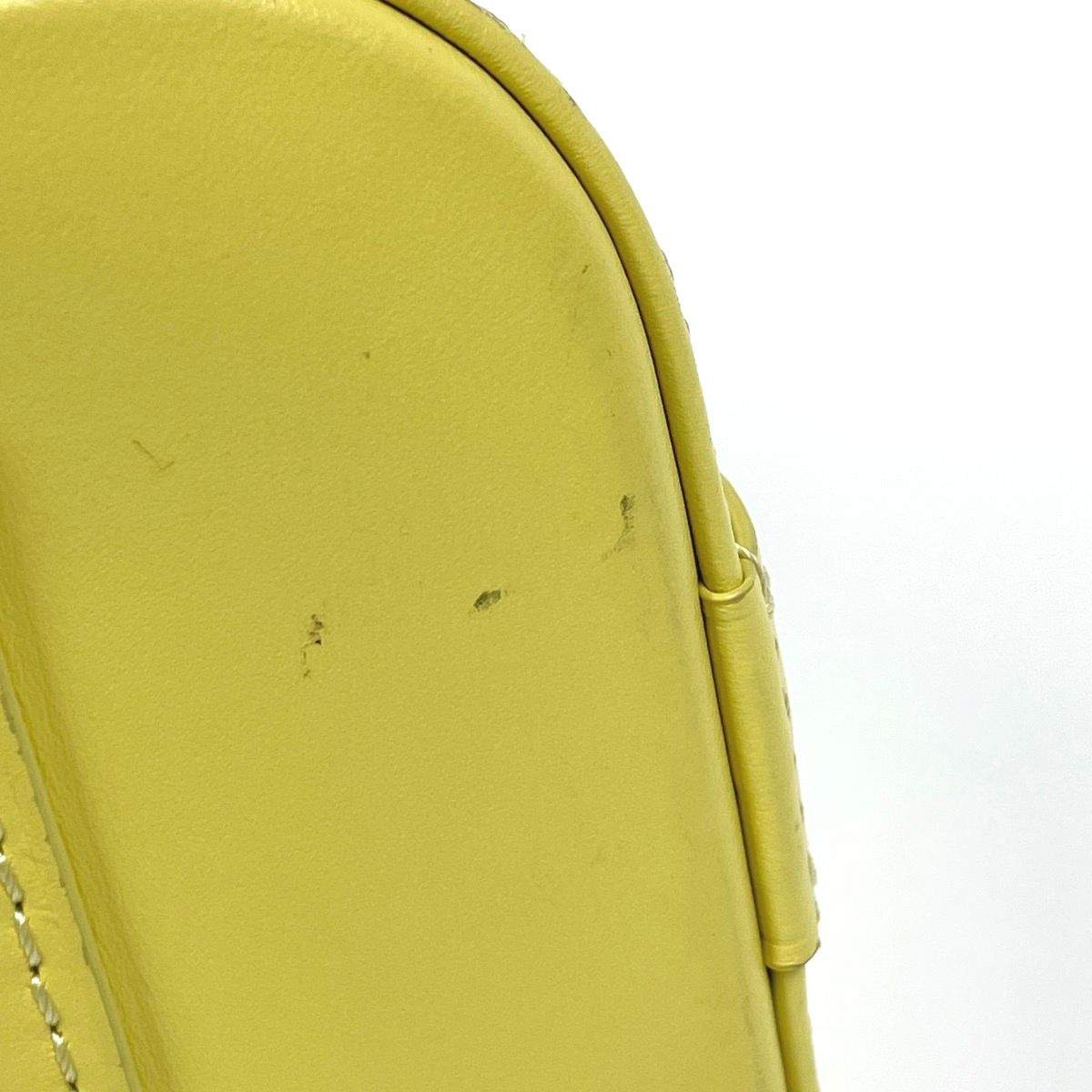 Louis Vuitton Alma BB Shoulder Bag Monogram Jacquard Yellow Beige — view 4