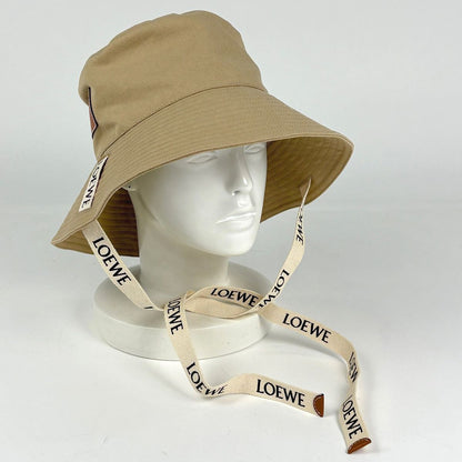 Loewe Fisherman Hat Bucket Hat Cotton Beige — view 5