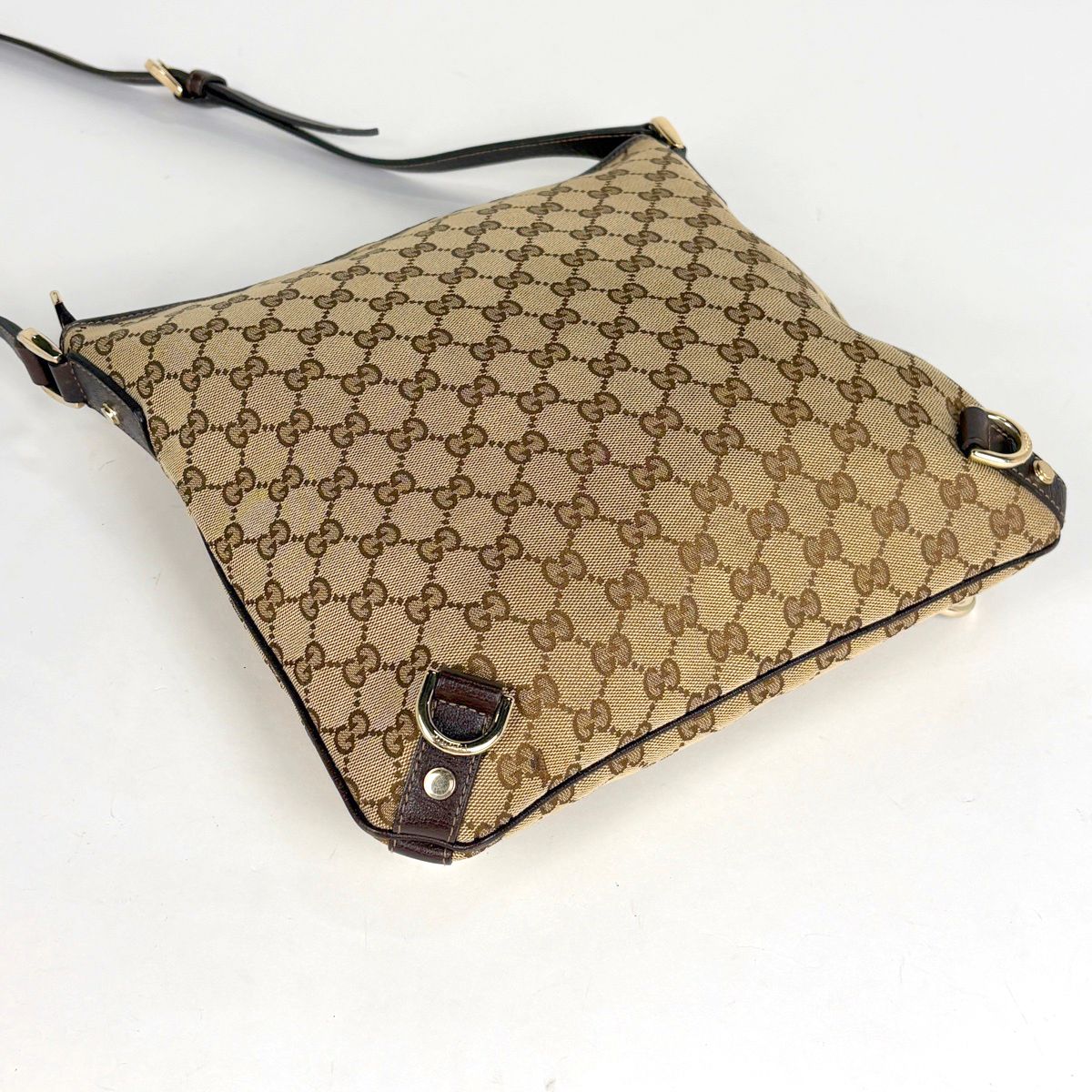 Gucci GG Pattern Shoulder Bag Canvas Brown — view 2