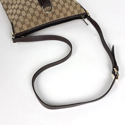 Gucci GG Pattern Shoulder Bag Canvas Brown — view 7