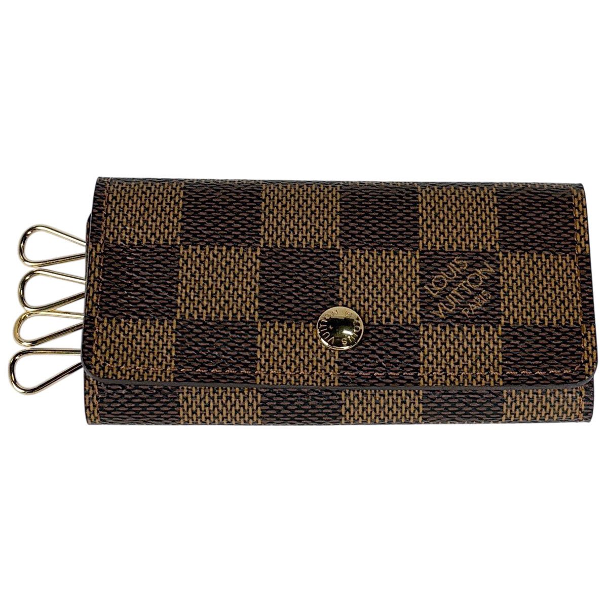 Louis Vuitton Multicles 4 Key Hook Key Holder Key Case Damier Brown