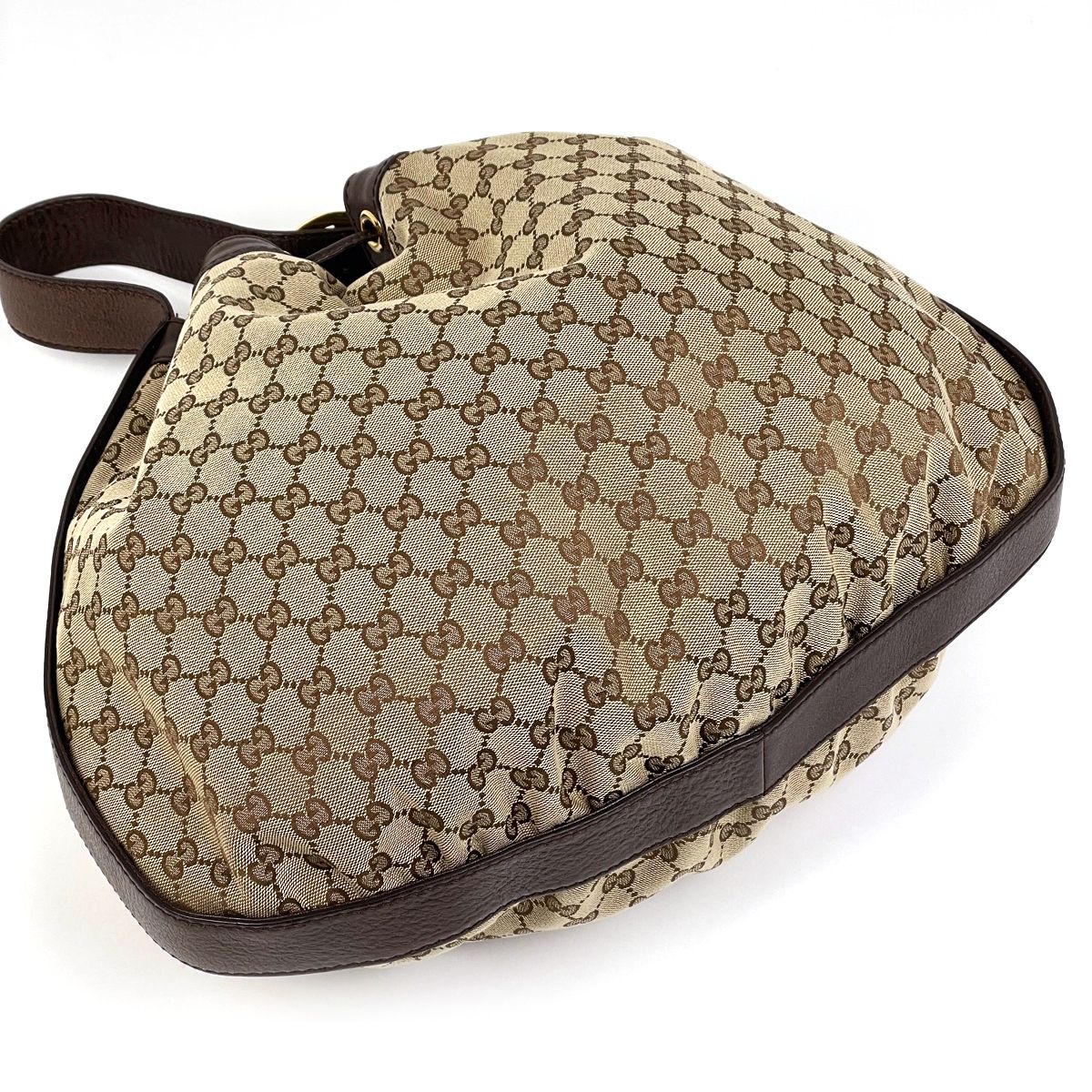 Gucci GG Pattern Shoulder Bag Canvas Beige Brown — view 2