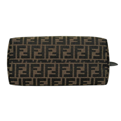 Fendi Visible Zucca Pattern 2-Way Handbag Canvas Brown — view 5
