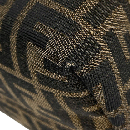 Fendi Visible Zucca Pattern 2-Way Handbag Canvas Brown — view 6
