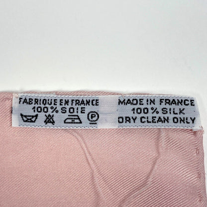Hermes Carre 90 Couvee D Egg Scarf Silk Pink Blue Multicolor — view 2
