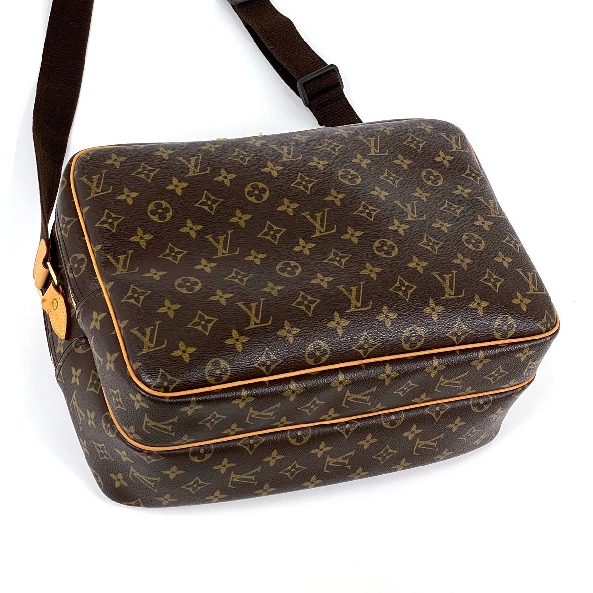 Louis Vuitton Reporter GM Crossbody Shoulder Bag Monogram Brown — view 2