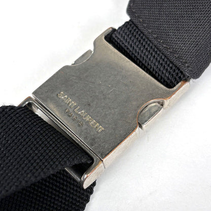 Saint Laurent Paris City Belt Bag Canvas Black — view 6