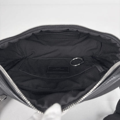 Saint Laurent Paris City Belt Bag Canvas Black — view 7