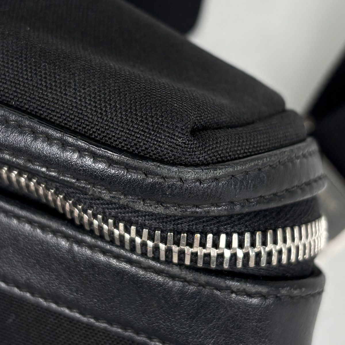 Saint Laurent Paris City Belt Bag Canvas Black — view 5