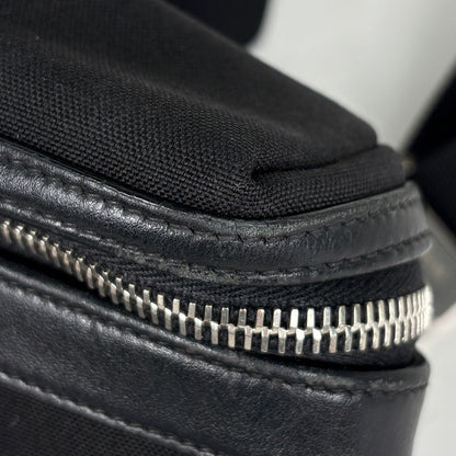 Saint Laurent Paris City Belt Bag Canvas Black — view 5