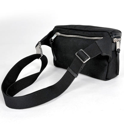 Saint Laurent Paris City Belt Bag Canvas Black — view 2