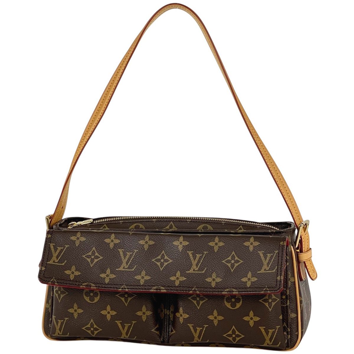 Louis Vuitton Viva-Cite MM Shoulder Bag Monogram Brown
