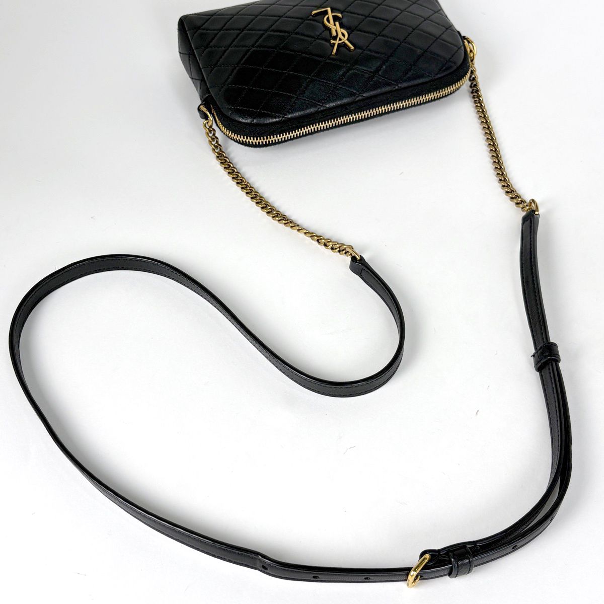 Saint Laurent Gabi Camera Bag Leather Black — view 7