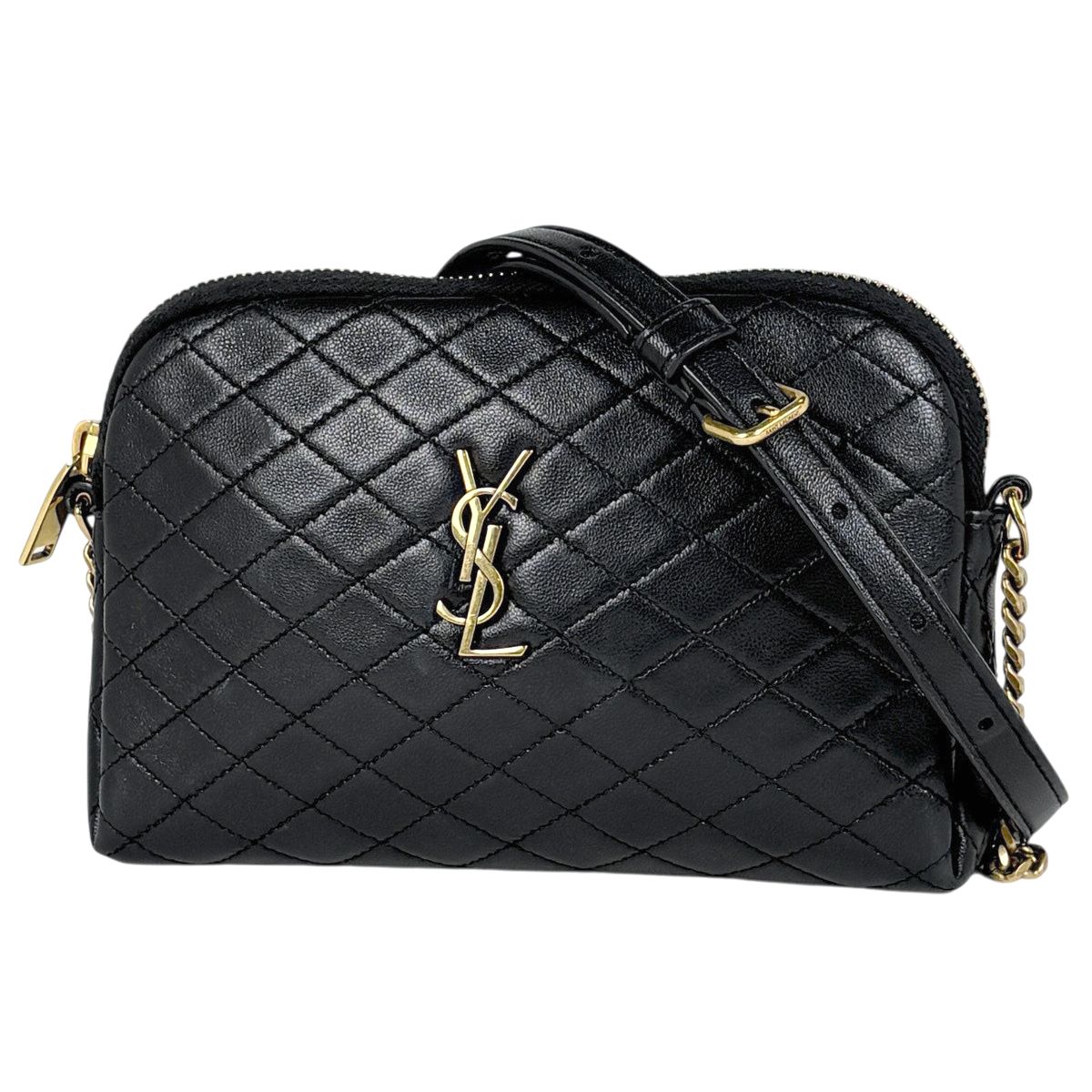Saint Laurent Gabi Camera Bag Leather Black