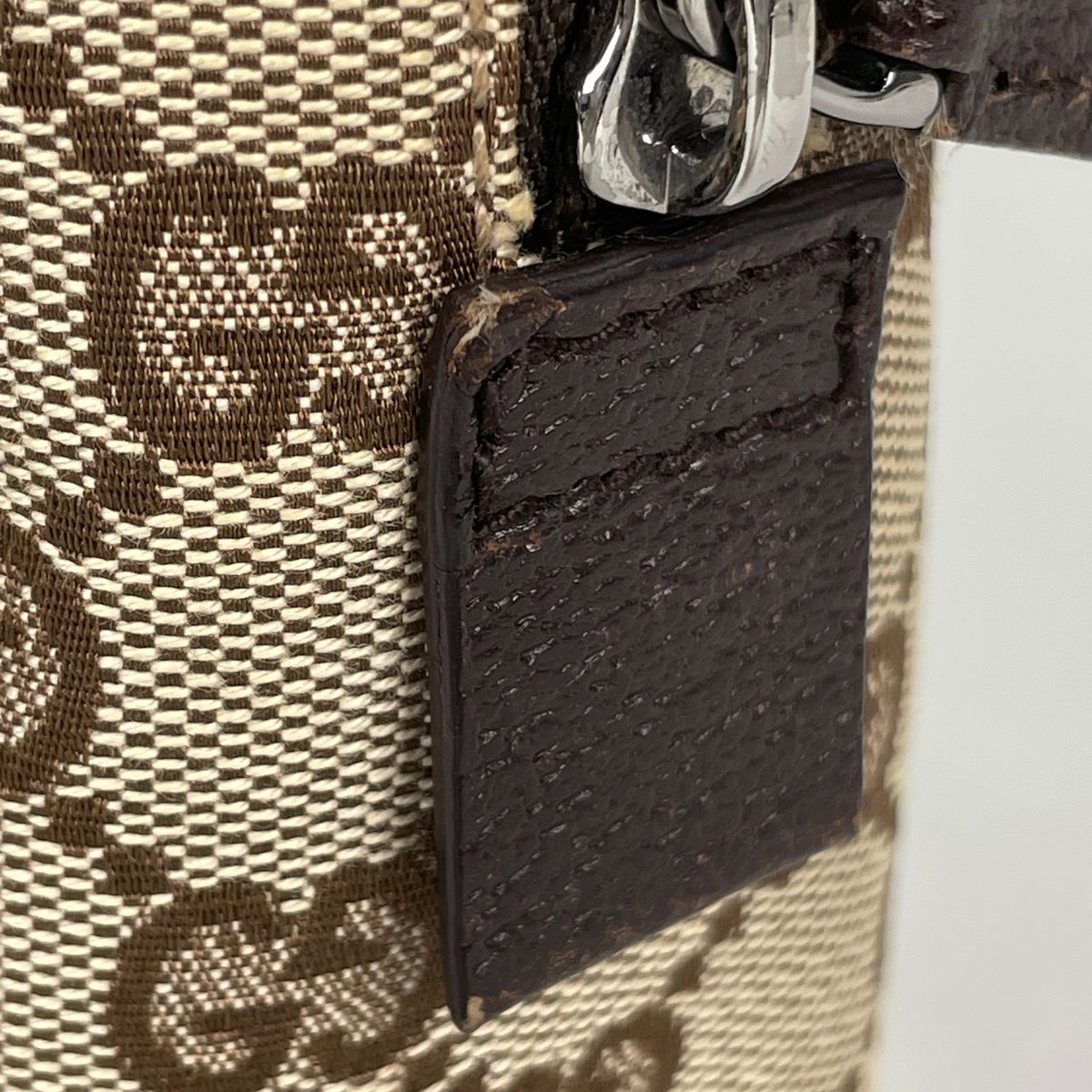 Gucci GG Pattern Shoulder Bag Canvas Brown — view 6