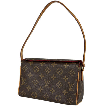 Louis Vuitton Recital Handbag Monogram Brown