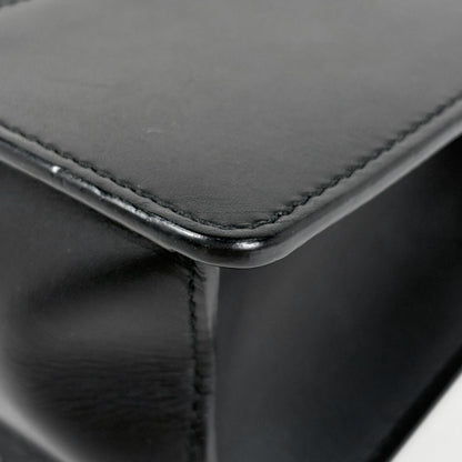 Gucci Sylvie Shoulder Bag Sherry Line Web Leather Black — view 3
