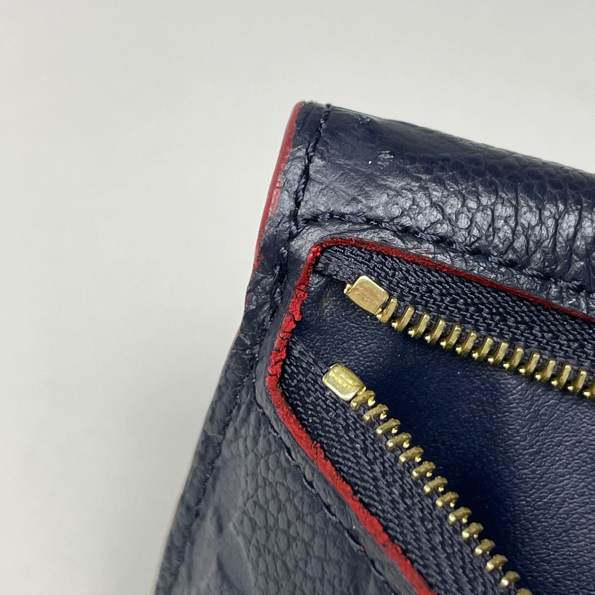 Louis Vuitton Pochette Cles Coin Case Monogram Empreinte Marine — view 4