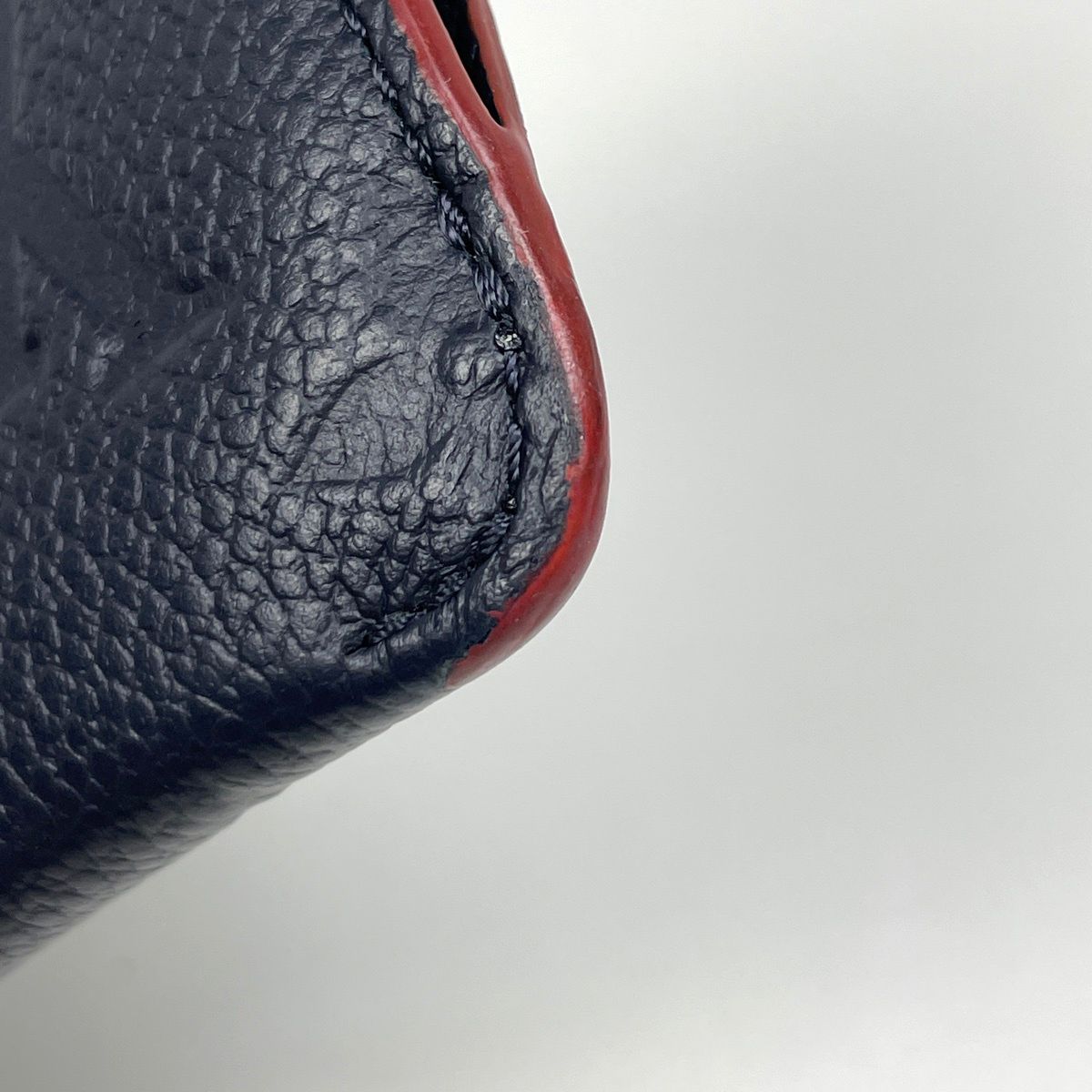 Louis Vuitton Pochette Cles Coin Case Monogram Empreinte Marine — view 3
