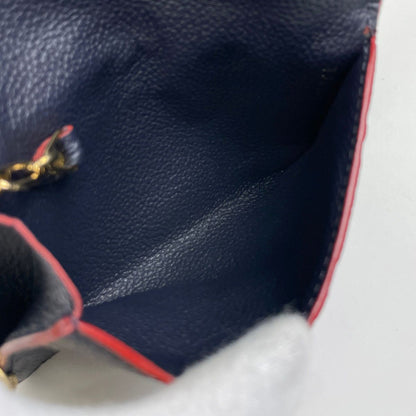 Louis Vuitton Pochette Cles Coin Case Monogram Empreinte Marine — view 7