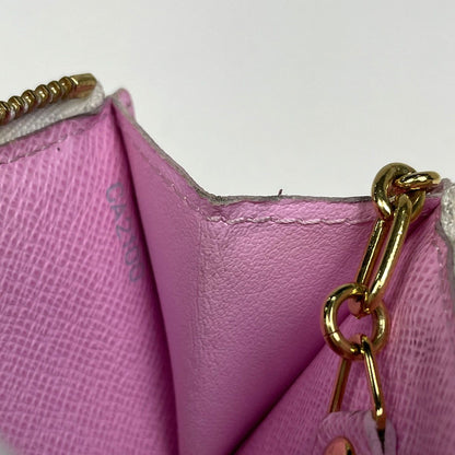 Louis Vuitton Pochette Cles Coin Case Monogram Multicolor Blanc — view 7