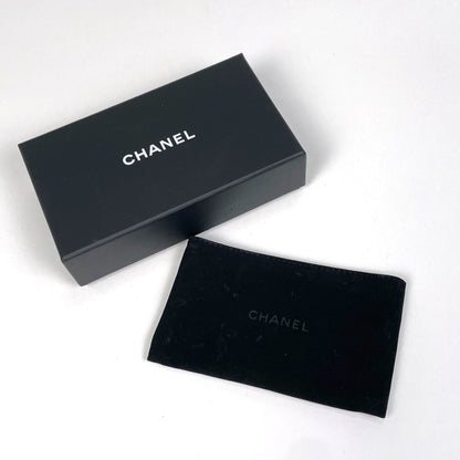 Chanel CC Logo Card Case Wild Stitch Coin Leather Pink — view 8