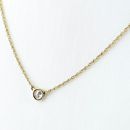Tiffany & Co by the Yard Necklace YG Yellow Gold Diamond Pendant — view 3