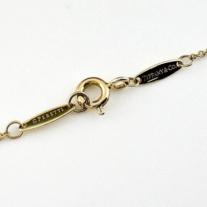 Tiffany & Co by the Yard Necklace YG Yellow Gold Diamond Pendant — view 5