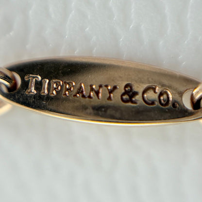 Tiffany & Co Open Heart Mini Necklace PG Pink Gold Pendant Elsa Peretti — view 7