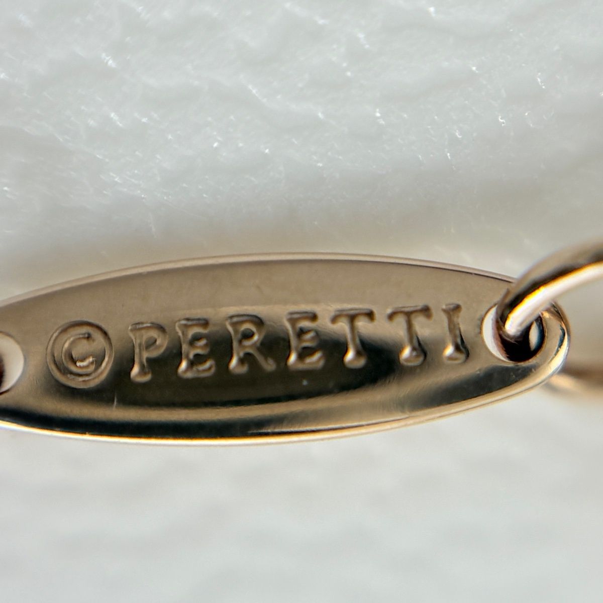 Tiffany & Co Open Heart Mini Necklace PG Pink Gold Pendant Elsa Peretti — view 6